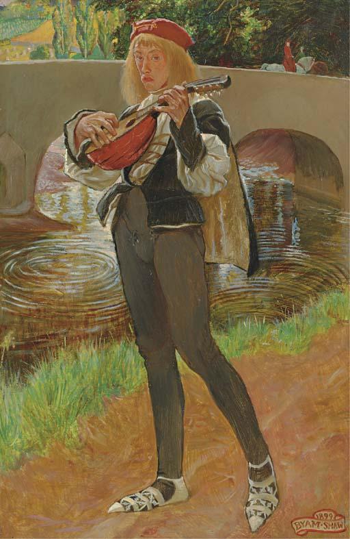 John Byam Shaw - The Bard