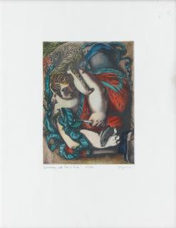 John Byrne - \'Beachboy with Cat & Fish\'