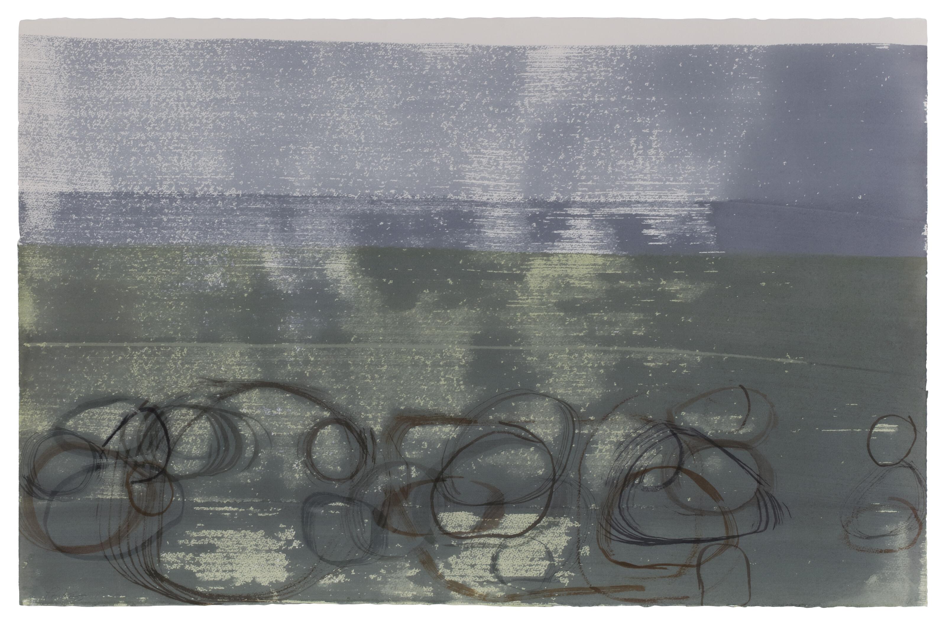John Cage - Untitled (from the New River Watercolour Series IV)