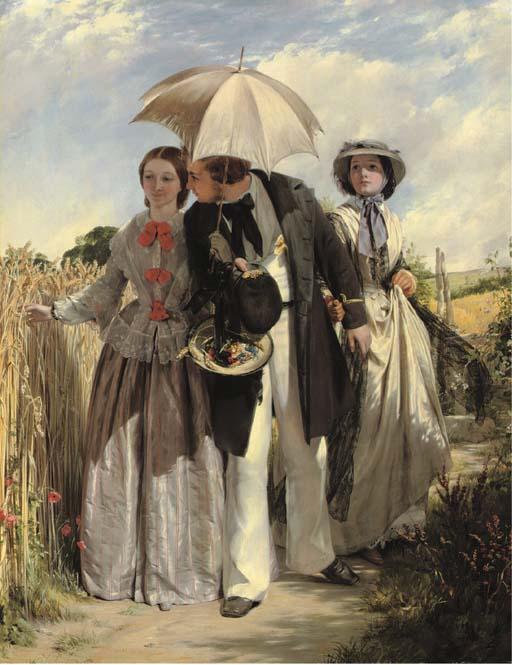 John Calcott Horsley, R.A. - Showing A Preference