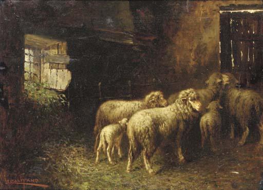 John Califano - Sheep In A Barn