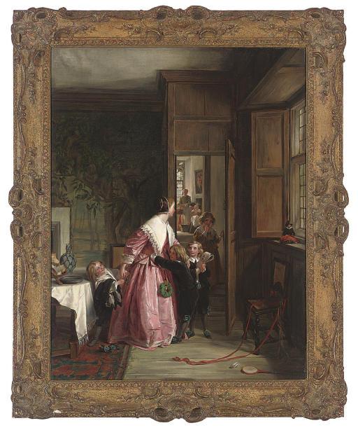 John Callcott Horsley, R.A. - My lady and her children