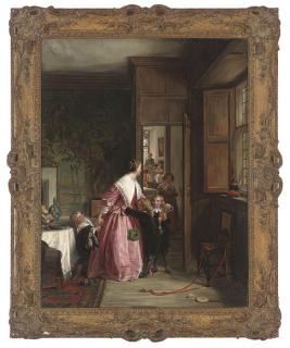 John Callcott Horsley, R.A. - My lady and her children