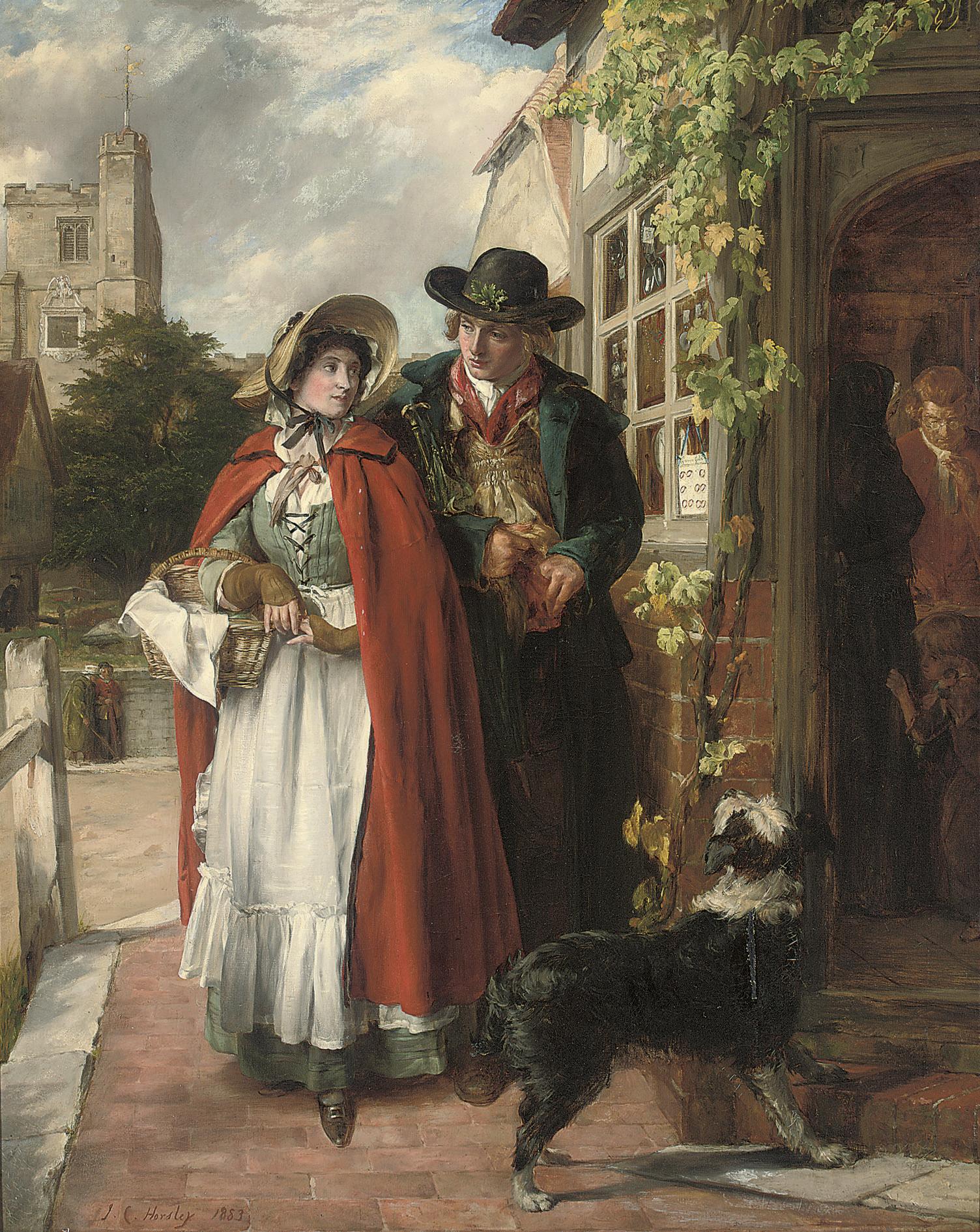 John Callcott Horsley, R.A. - Wedding rings