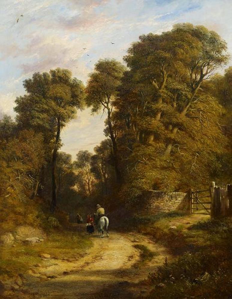 John Callow - Begegnung auf dem Waldweg