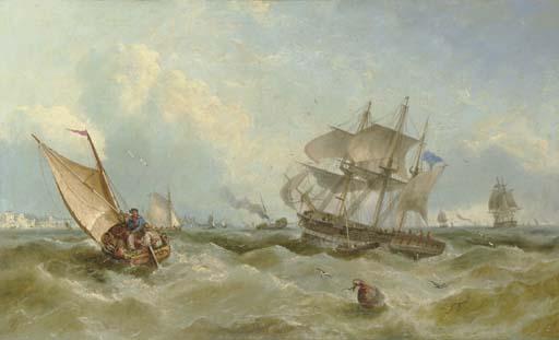 John Callow - Putting in for repairs after a gale off the port of Berwick
