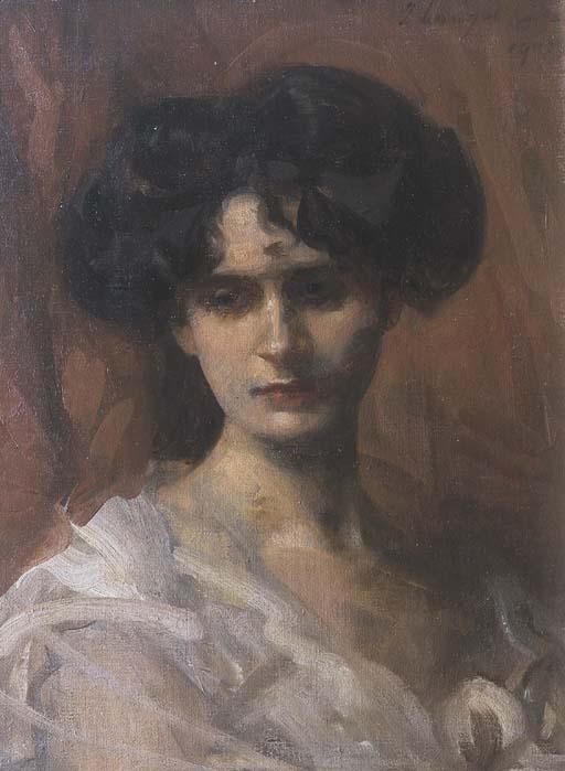 John Campbell Longstaff - Portrait of a young woman