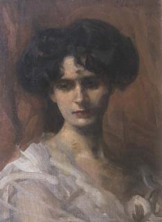 John Campbell Longstaff - Portrait of a young woman