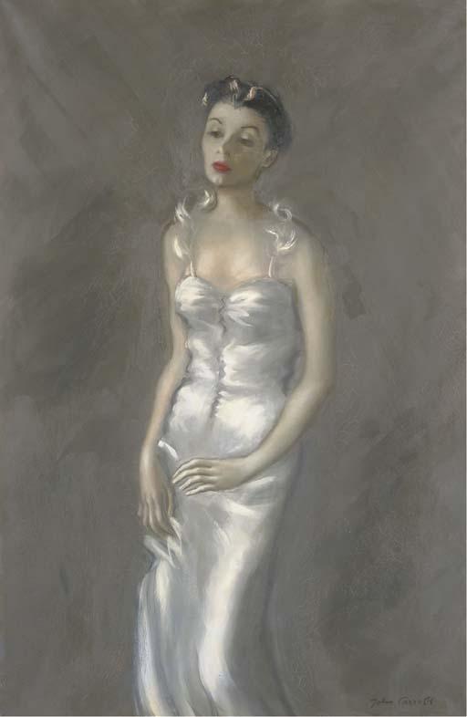 John Carroll - Portrait of Mrs. Frederick Mutton Alger, Jr.