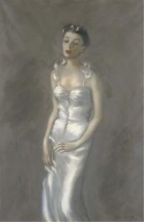 John Carroll - Portrait of Mrs. Frederick Mutton Alger, Jr.