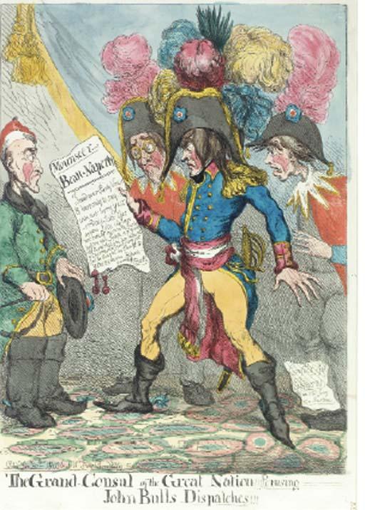 John Cawse - The Grand Consul of the Great Nation!!! Perusing John Bull\'s Dispatches!!!