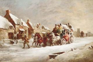 John Charles Maggs - The London-Brighton Royal Mail Coach