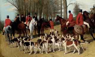 John Charlton, R.B.A. - The Meet