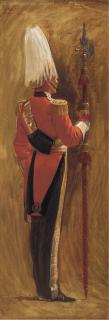 John Charlton - Portrait of An Officer of Her Majesty\'S Body Guard of The Honourable Corps of Gentlemen-At-Arms, Full-Length, In Dress Uniform