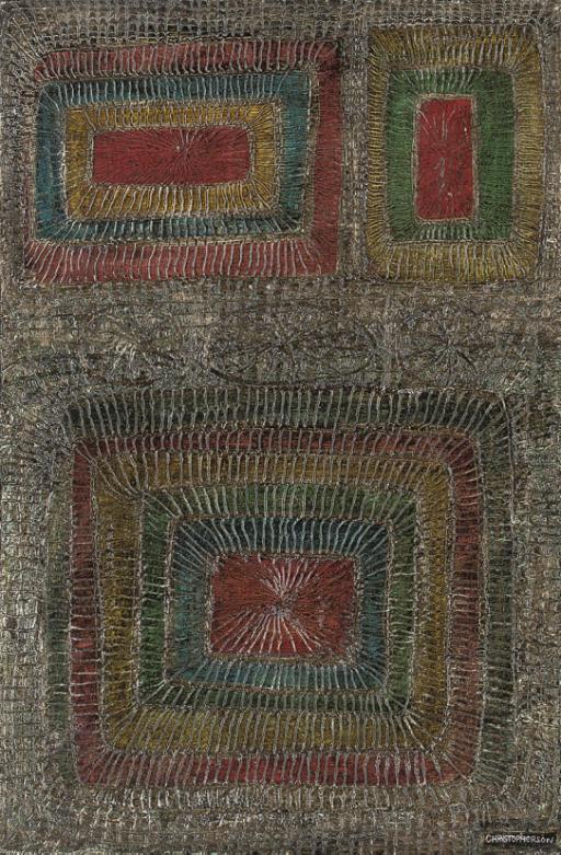 John Christopherson - Magic Maze; Graffiti (3); Graffiti (4); Nocturnal Garden; And Aerial View Of A Ruined City