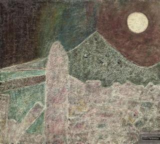 John Christopherson - Standing Stone, Zennor; Volcano And Moon; Rocky Landscape; Towednack, Cornwall; And Helterskelter