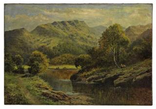 John Clayton Adams - A summer\'s day on the river