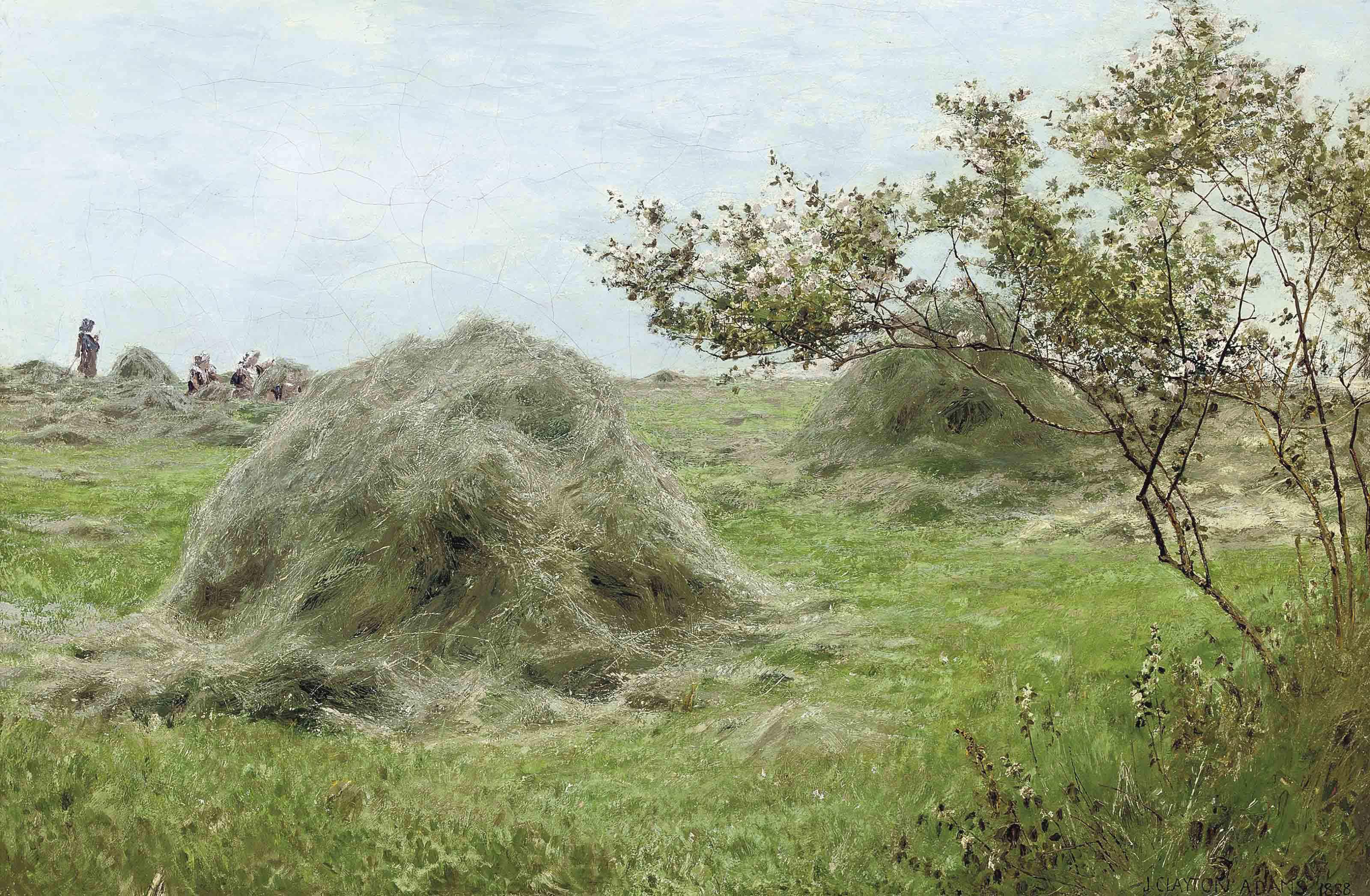 John Clayton Adams - Haystacks