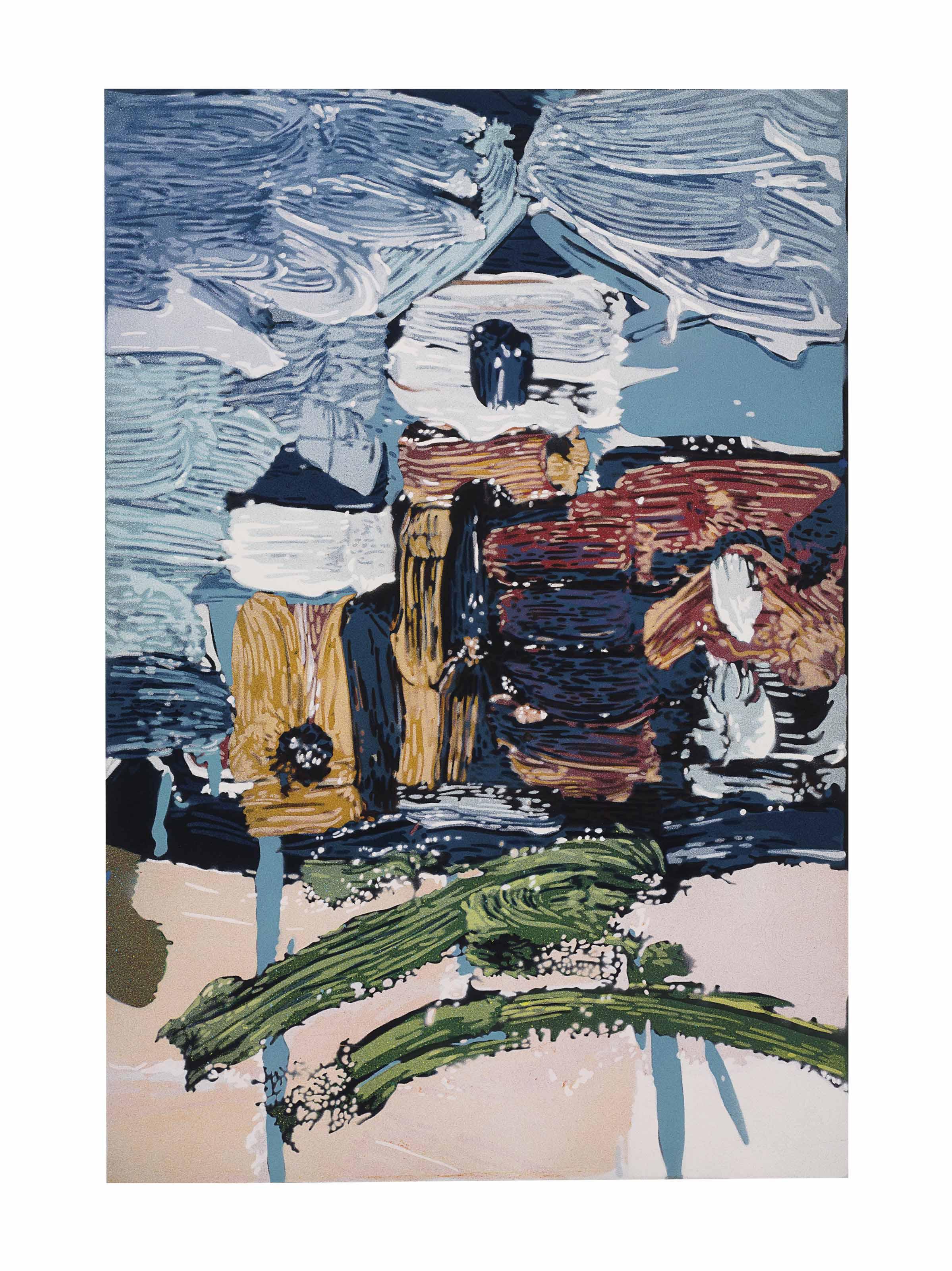 John Clem Clarke - Abstract with Subject #10 (house)