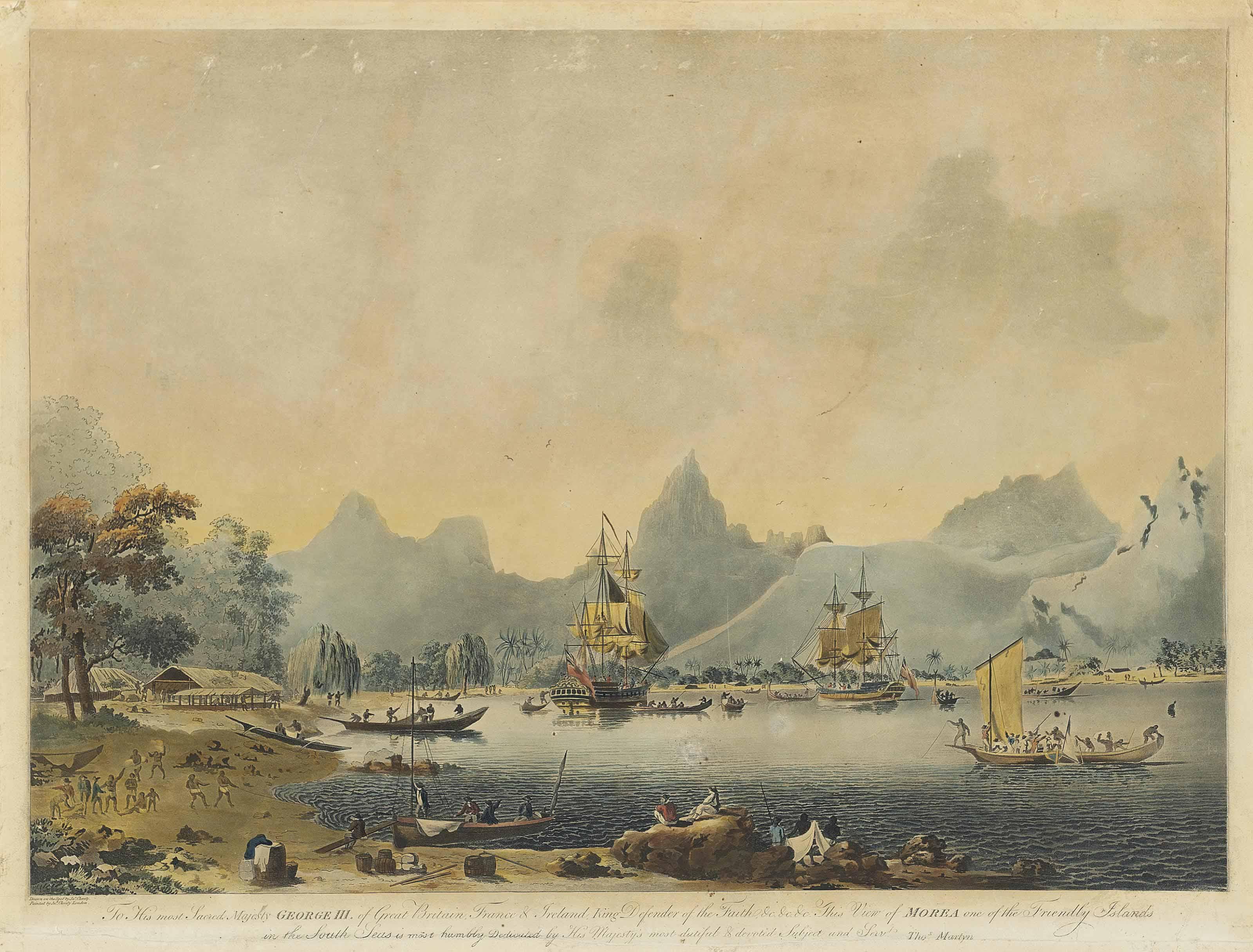 John Cleveley - Morea, One Of The Friendly Islands In The South Seas