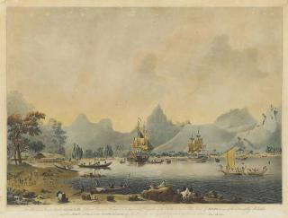 John Cleveley - Morea, One Of The Friendly Islands In The South Seas