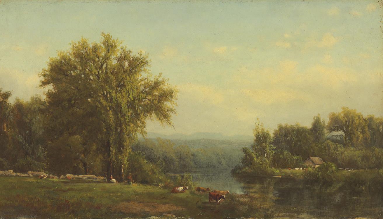 John Clinton Ogilvie - Hudson River Scene