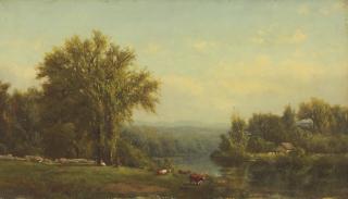 John Clinton Ogilvie - Hudson River Scene