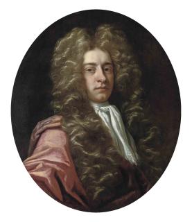 John Closterman - Portrait of Edward Radclyffe 2nd Earl of Derwentwater (1655-1705), bust-length, in a red mantle