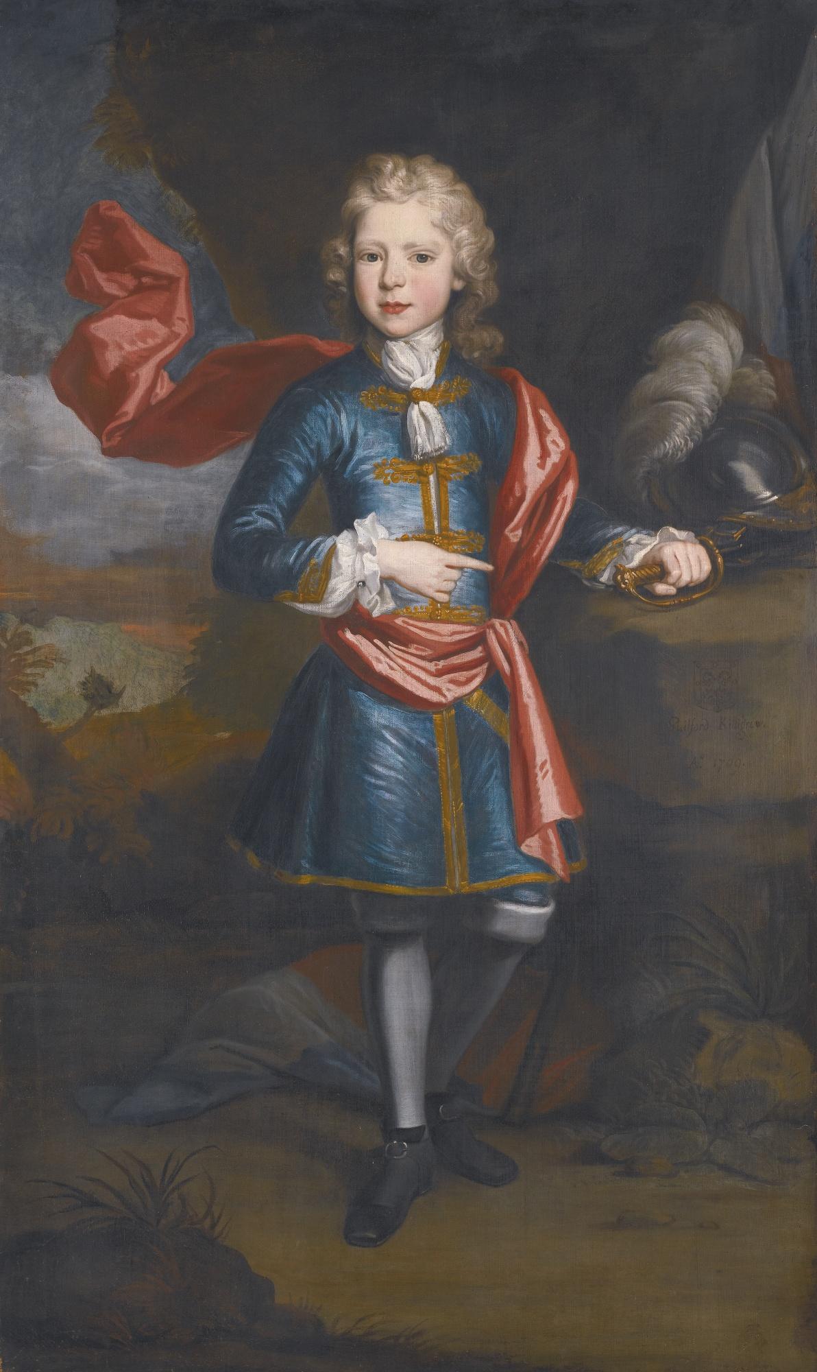 John Closterman - Portrait Of Guilford Killigrew, When A Boy