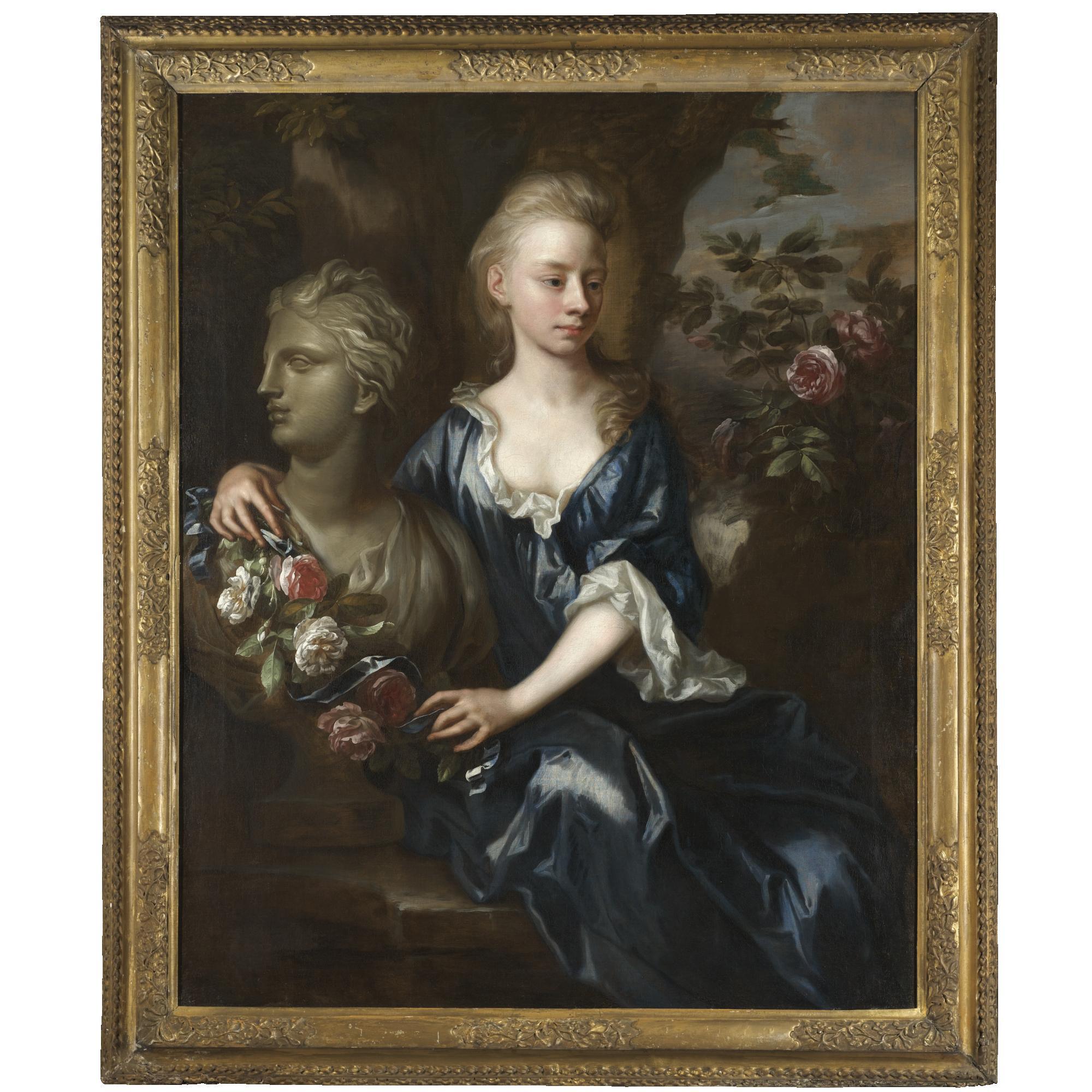 John Closterman - Portrait Of Isabella Willis (D. 1727)