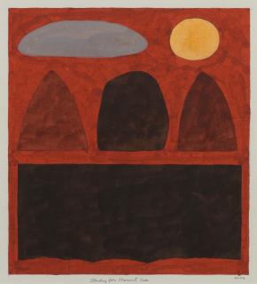 John Coburn - Study for Mount Isa, 2002