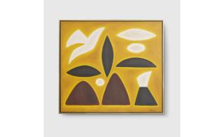 John Coburn - Yellow Landscape with White Bird, 2003