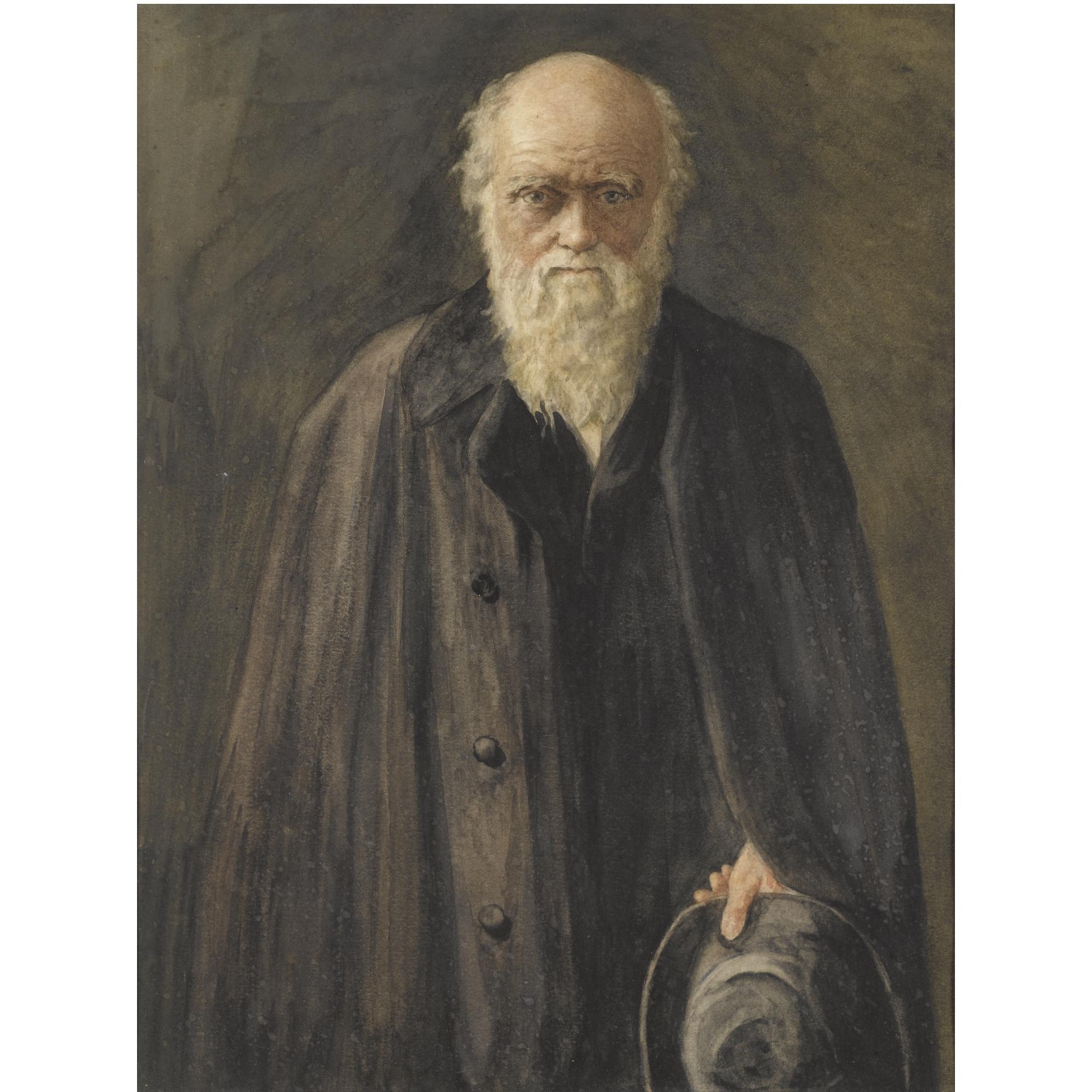 John Collier - Portrait Of Charles Darwin