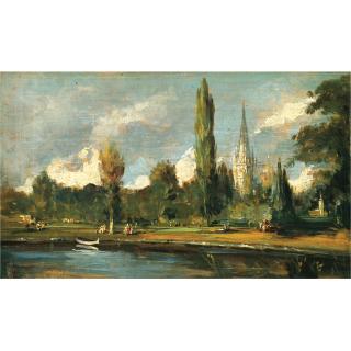 John Constable, R.A. - A View Of Salisbury Cathedral