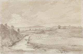 John Constable, R.A. - Baslow on the Derwent