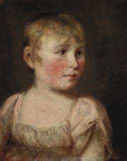 John Constable, R.A. - Portrait Of Eliza Lewis, Bust-Length