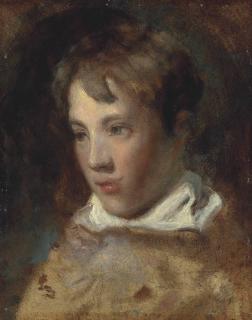 John Constable, R.A. - Portrait of one of the artist\'s sons, traditionally identified as John Charles Constable (1817-1841)