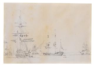 John Constable, R.A. - Shipping Off The Kent Coast