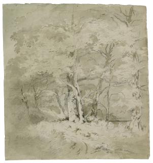 John Constable, R.A. - Study of trees