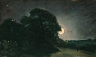 John Constable, R.A. - The Edge Of A Heath By Moonlight