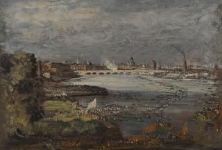 John Constable, R.A. - The Opening Of Waterloo Bridge, Seen From Whitehall Stairs, London, 18 June 1817