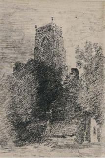 John Constable, R.A. - The Tower of St. Michael\'S, Framlingham, Suffolk