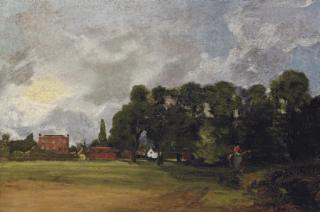 John Constable, R.A - View of East Bergholt House