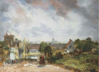 John Constable, R.A. - View of the City of London from Sir Richard Steele\'s Cottage, Hampstead