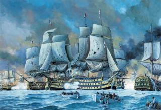John Cooper - H.M.S. Victory at the Battle of Trafalgar, 21st October 1805