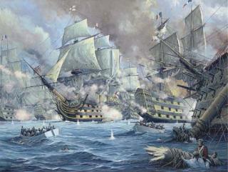 John Cooper - In The Heart of The Battle, Trafalgar, 1805