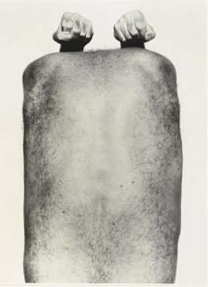 John Coplans - Self Portrait Back With Arms Above, 1984
