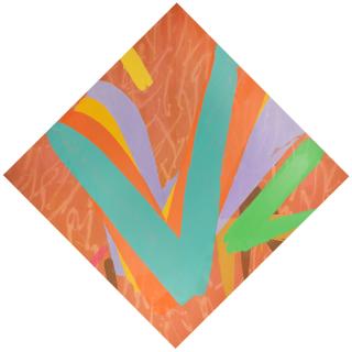 John Copnall - Abstract (Blue and Orange) (unframed)