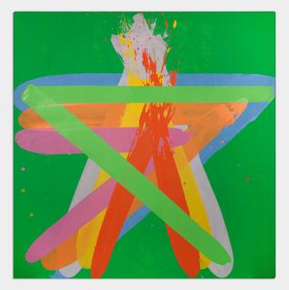 John Copnall - Star III Green, 1988 (unframed)