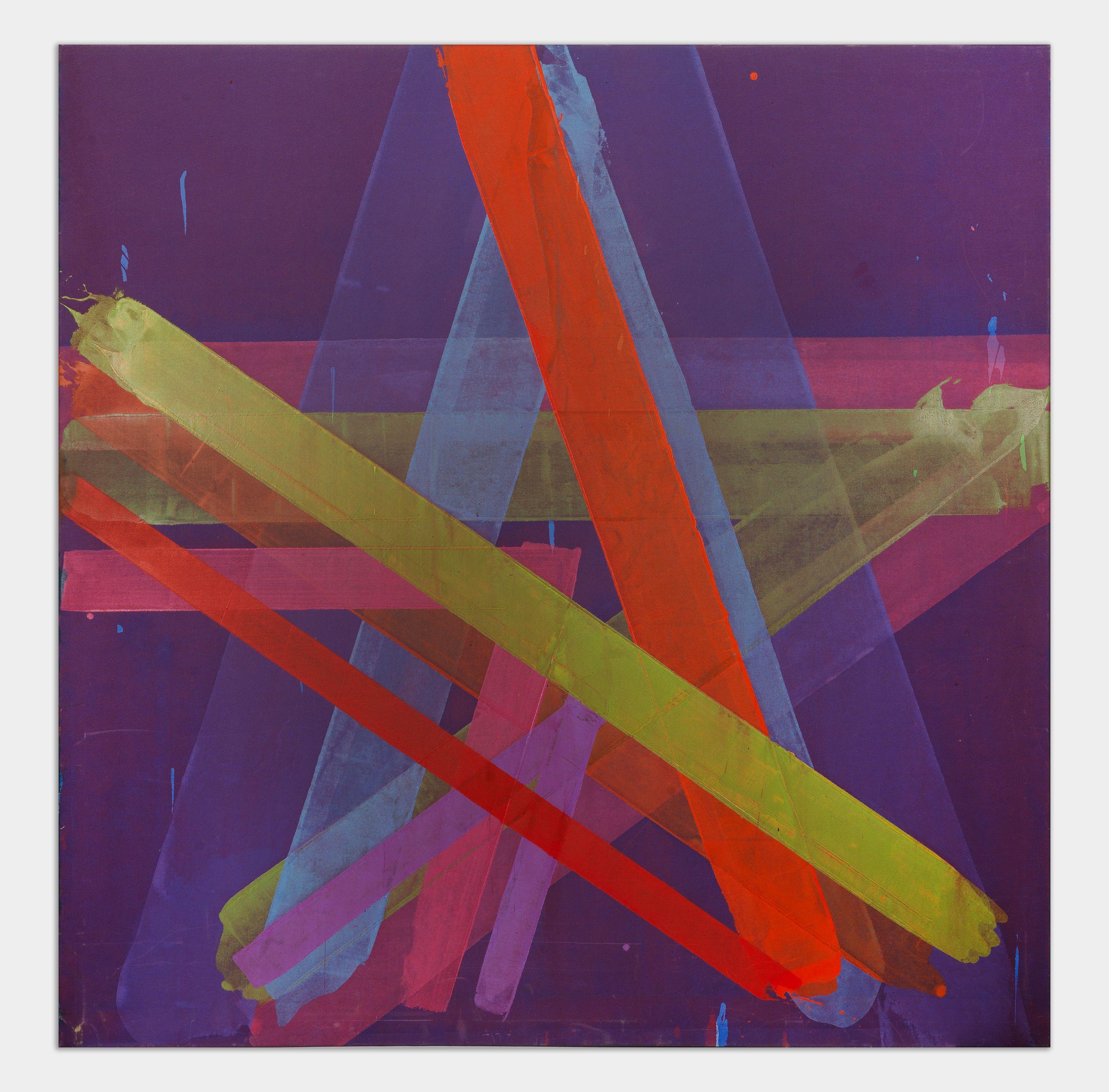 John Copnall - Untitled (Purple Star) (unframed)
